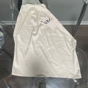 Zara Cream Satin Blouse